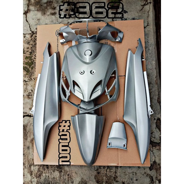 Full Body Halus Mio Smile/Spoty Abu Abu Silver, Body Halus Mio Abu Abu Silver, Batok Mio Abu Abu Sil