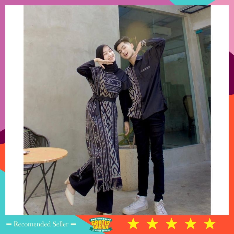 ⭐⭐⭐⭐⭐ Baju Couple Premium murah Untuk anak remaja Pasangan Romantis / Baju couple sarimbit pasangan 