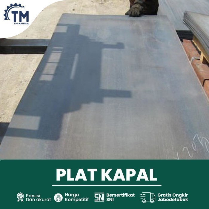 Plat Kapal 8mm x 6 x 20 Merek KS POSCO Full SNI - Ready GG,KS,GDS,BKI