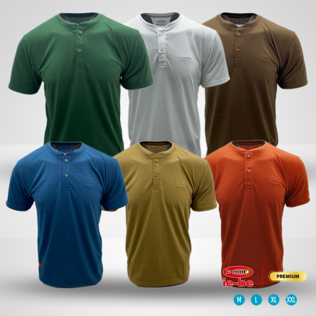 Kaos Polos Kancing IEBE | J1BM6002 J1BM6003 J1BM6004 J1BM6005 J1BM6006 J1BM6007