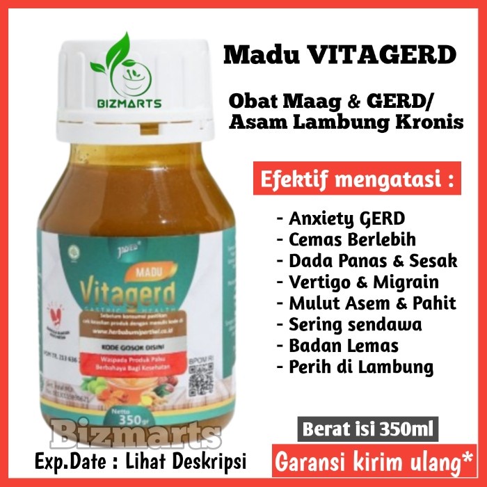 

[Big Sale] Madu VITAGERD Asli Original Herbal Obat GERD Asam Lambung & Maag Ampuh