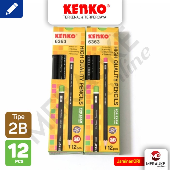 

Pensil KENKO 2B-6363 Matte Black