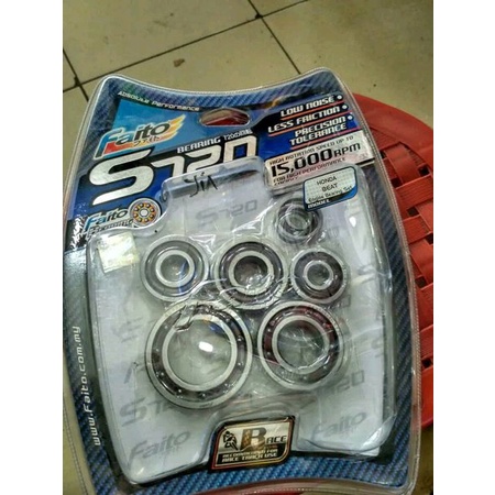 termurah bearing k laher set mesin rasio kruk as crank case shaft beat scoopy spacy karbu rator fait