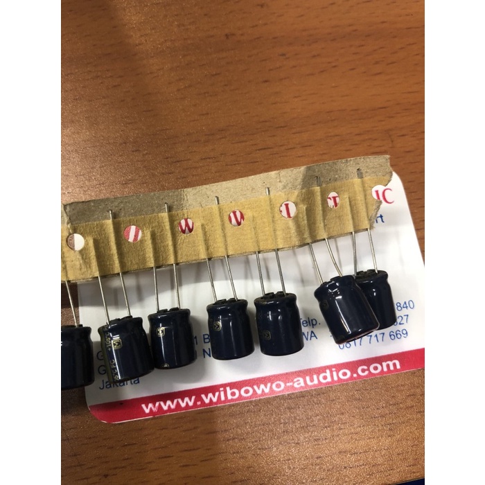 Capacitor elco 470uf-16v Panasonic roll 470uf 16v FC