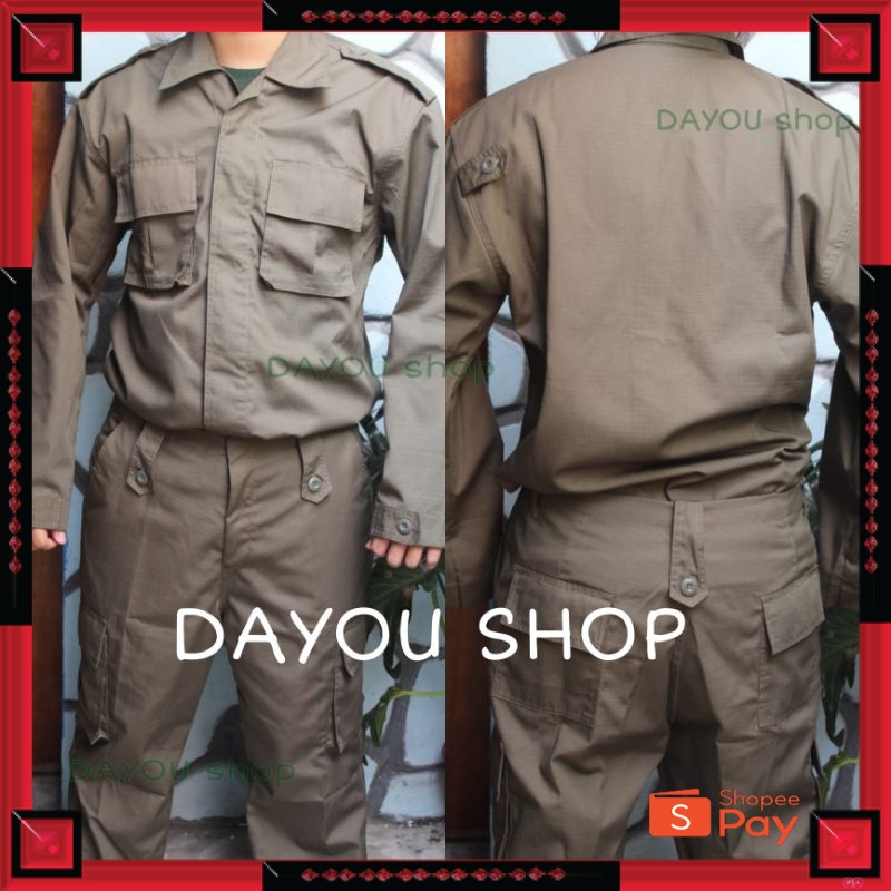 12.12 SERAGAM SALE / Baju PDL satpol pp seragam pdl pol pp bahan ripstop