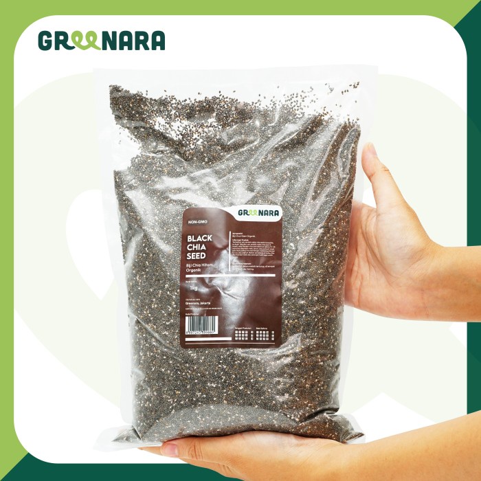 

Biji Chia Hitam Organik 1 Kg / Organic Black Chia Seed