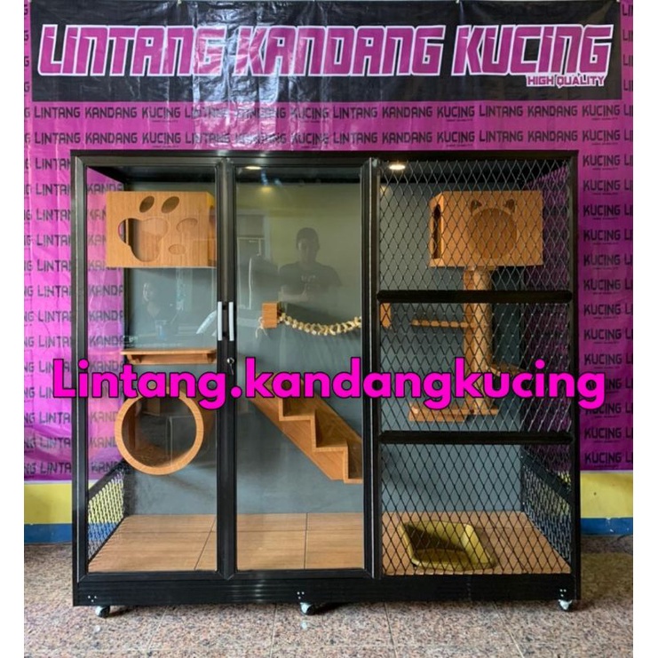 Kandang Kucing Murah Kandang Kucing Aluminium Cat home Kandang kucing Minimalis