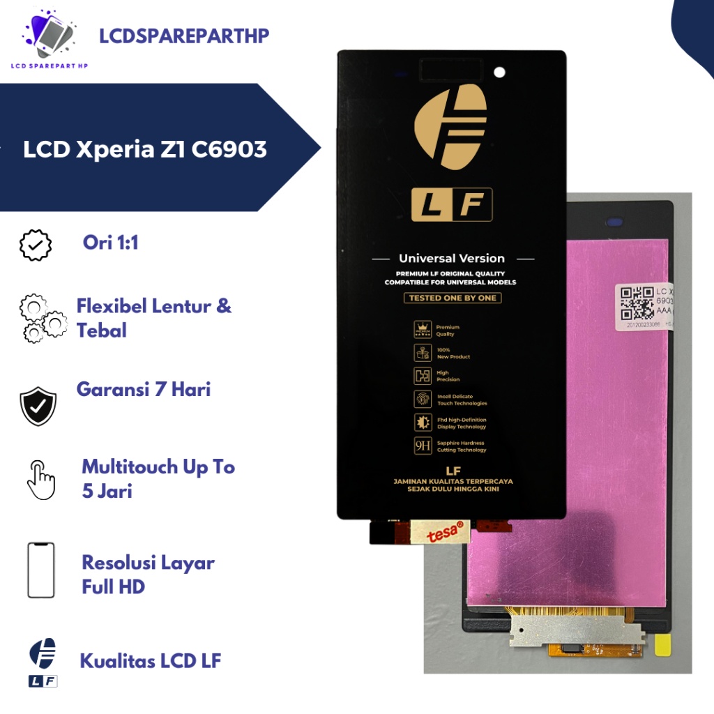 LCD XPERIA Z1 C6903 FULLSET TOUCHSCREEN
