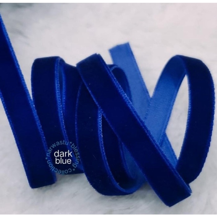 

Pita Velvet Bludru 1cm 3/8" - Steel