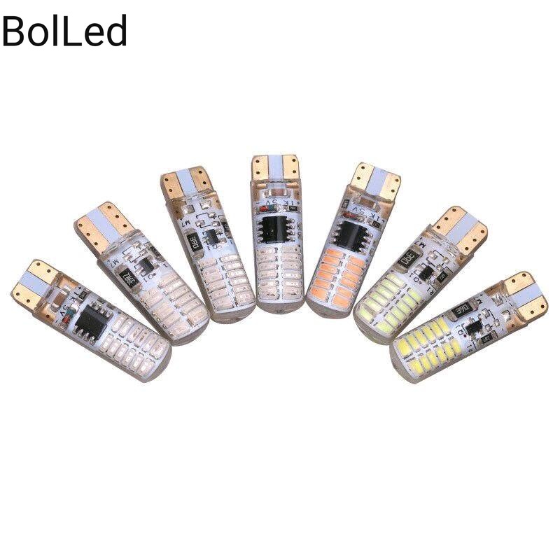 Lampu led kota T10 24 mata kedip flash 12v mobil motor BolLED