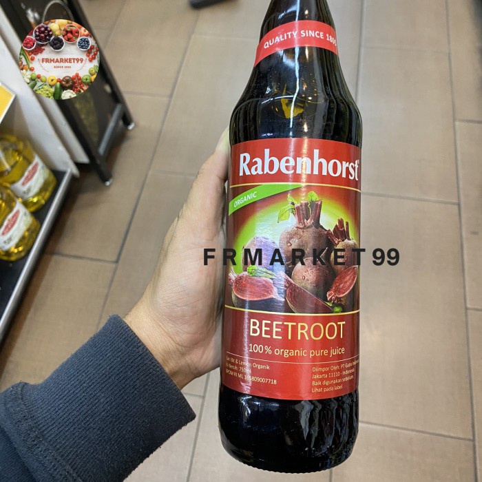 

Rabenhorst Beetroot 100% Organic Pure Juice/Jus Sari Buah Bit/750 ml