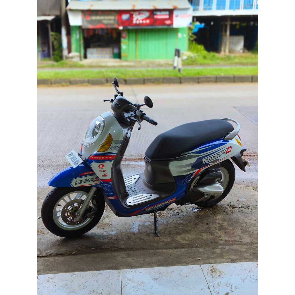 DECAL SCOOPY FULL BODY / DECAL SCOOPY SIMPEL KEREN / DECAL SCOOPY PUTIH / DECAL SCOOPY GLOOSY