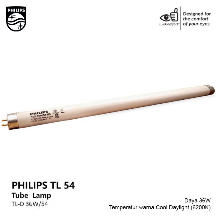 PHILIPS Lampu TL D 36W 54 765
