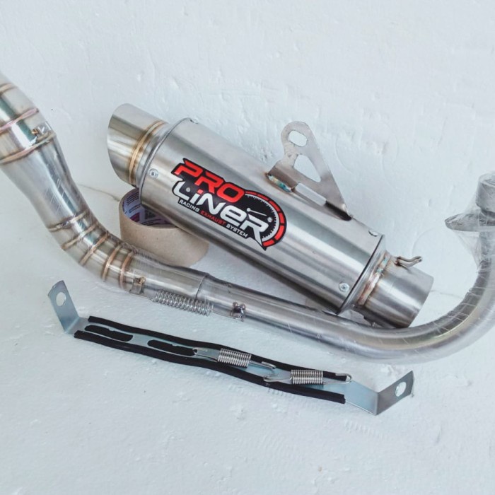 KNALPOT PRO LINER FUL SISTEM BEBEK METIC REDY - Scoopy