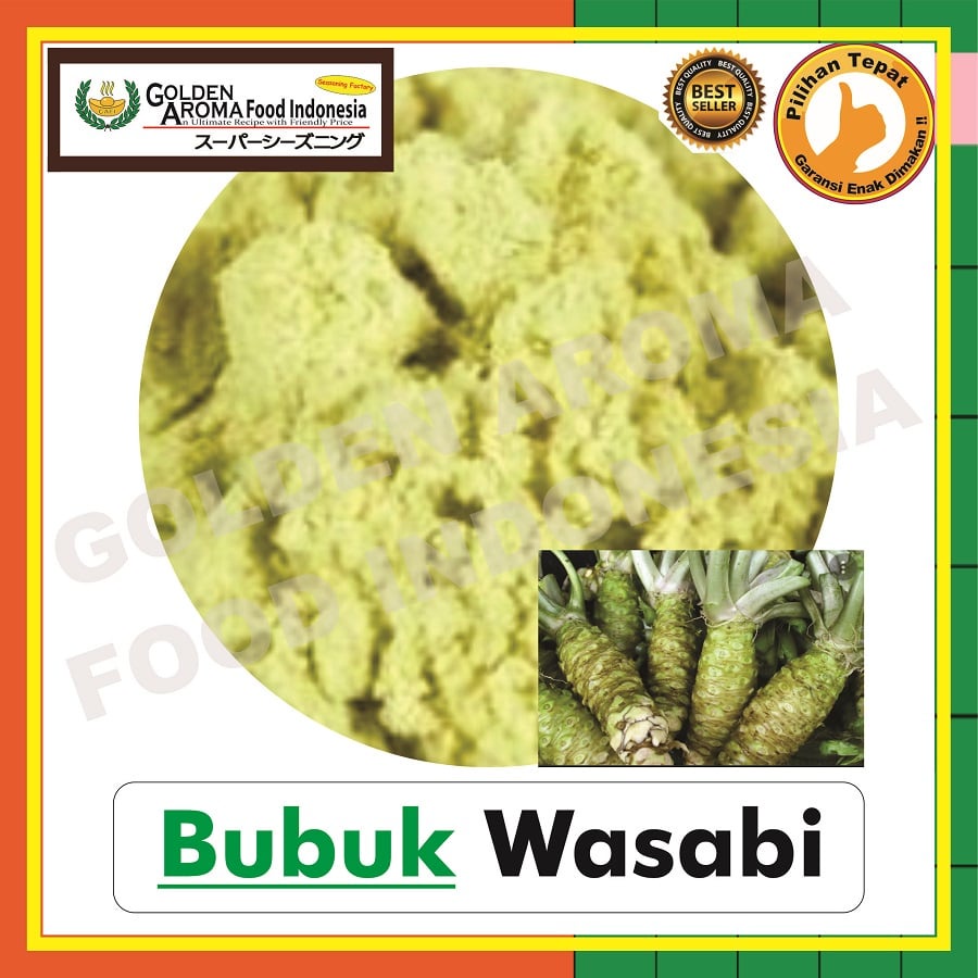 

Wasabi Bubuk Powder Asli 1 Kg Halus Wasabi Jepang Halal Murni 1Kg Murah Snack Sushi Rempah Original