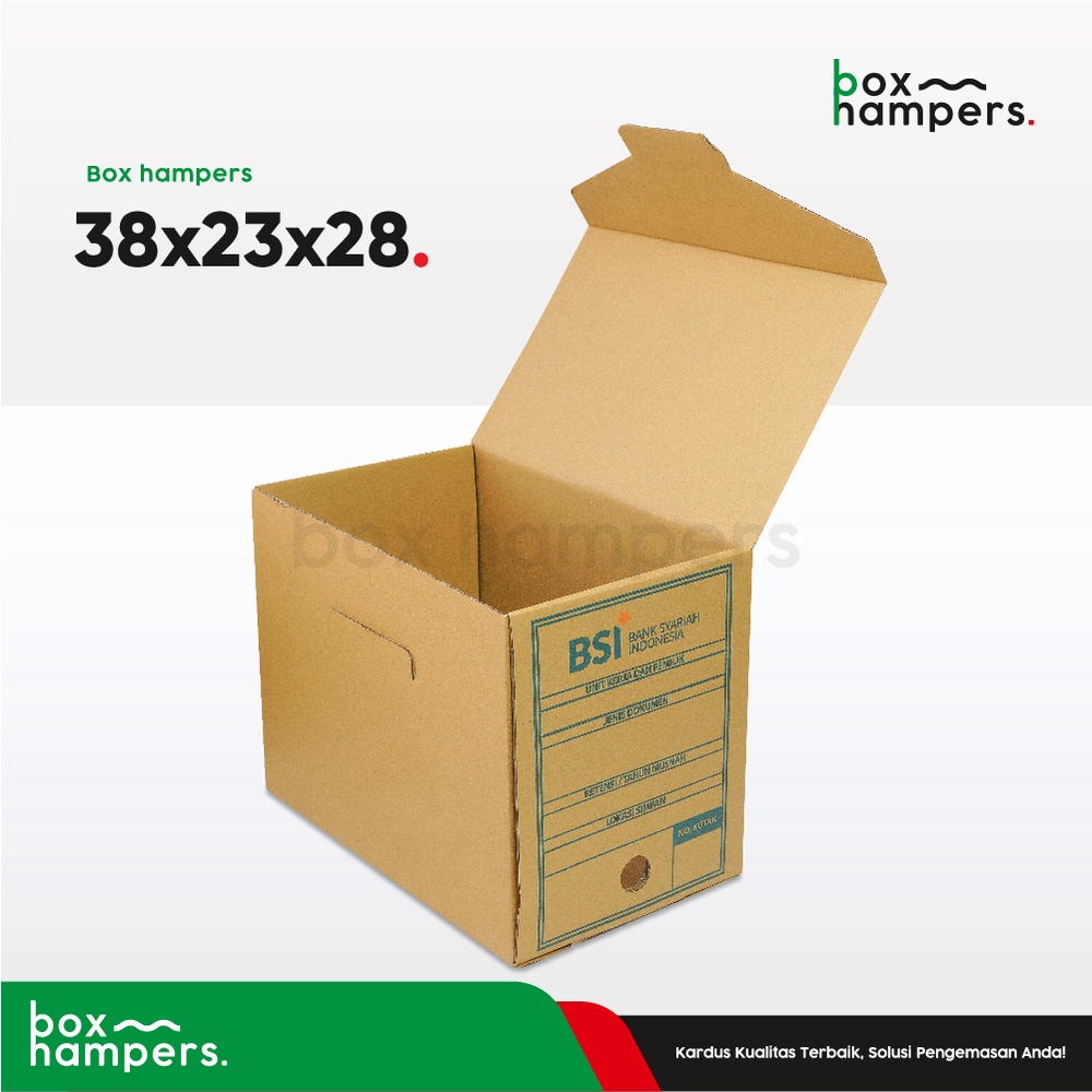 

Box File 38x23x28 cm (BSI) Kardus/BSI/Arsip/File/filebox/arsipbox/document