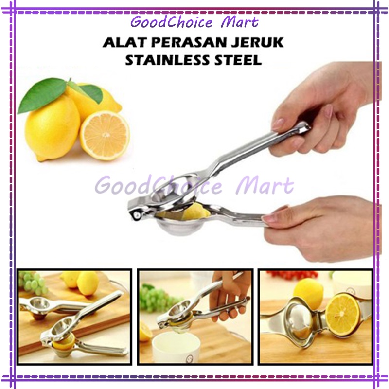 Alat Peras Jeruk & Lemon Stainless Steel / Alat peras jeruk / Alat PeJeruk Nipis Perasan Stainless S