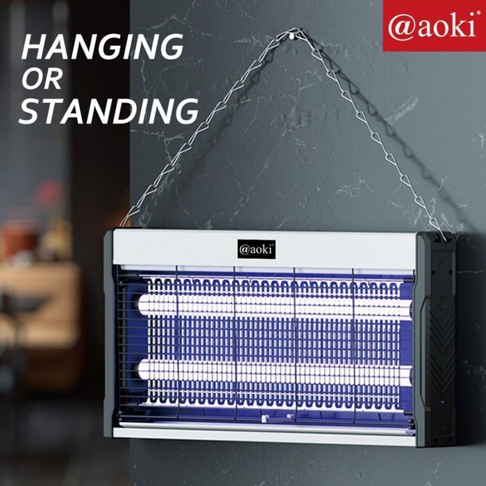 Aoki AK871 Mosquito Killer Lamp UV Perangkap Nyamuk Lalat 22 Watt
