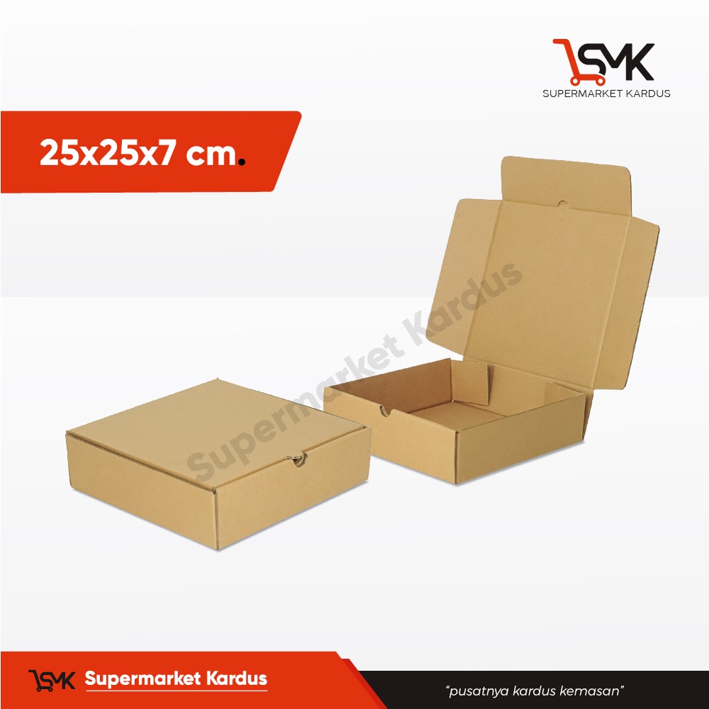 

Box 25x25x7 cm LD kardus/polos/Hampers/hoodie/mukena/ultah/ulang tahun/happybirthday/it's boy/it's girl/baby/bayi/tinggi7