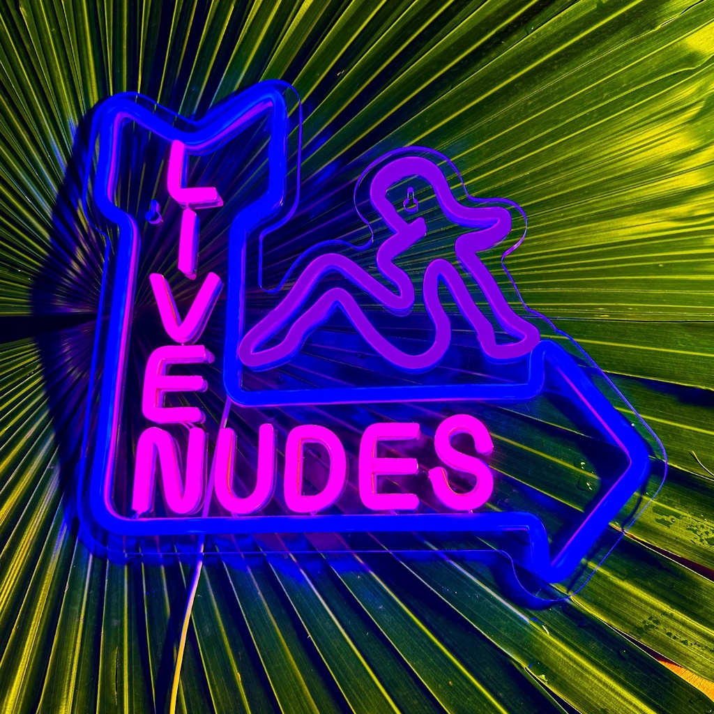 Live Nudes Girl Neon Sign Led Sign Aesthetic Room Decor neon light Man Cave Beer Pub Bar Lamp Living