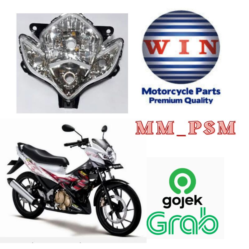 HEADLAMP SATRIA FU 150 BARONG / LAMPU DEPAN SATRIA FU 150 BARONG / FEFLEKTOR SATRIA FU 150 BARONG / 