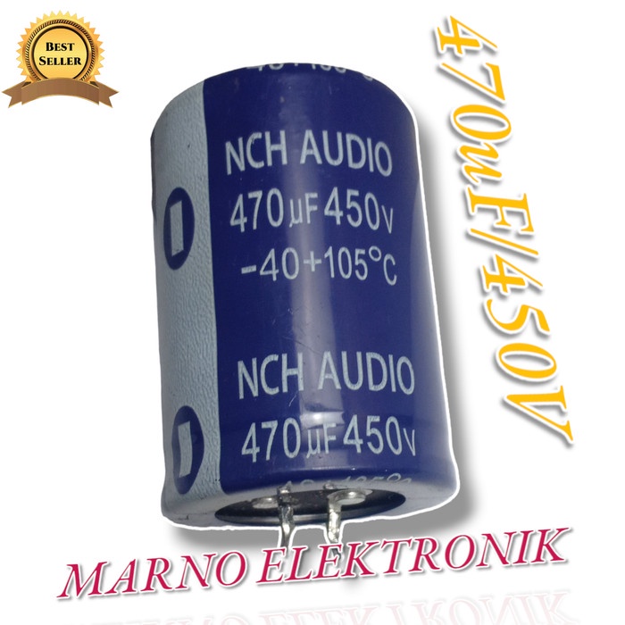 ELCO CAPASITOR 470UF 450V 470 UF 450 V 470 MIKRO MICRO KAPASITOR VOLT