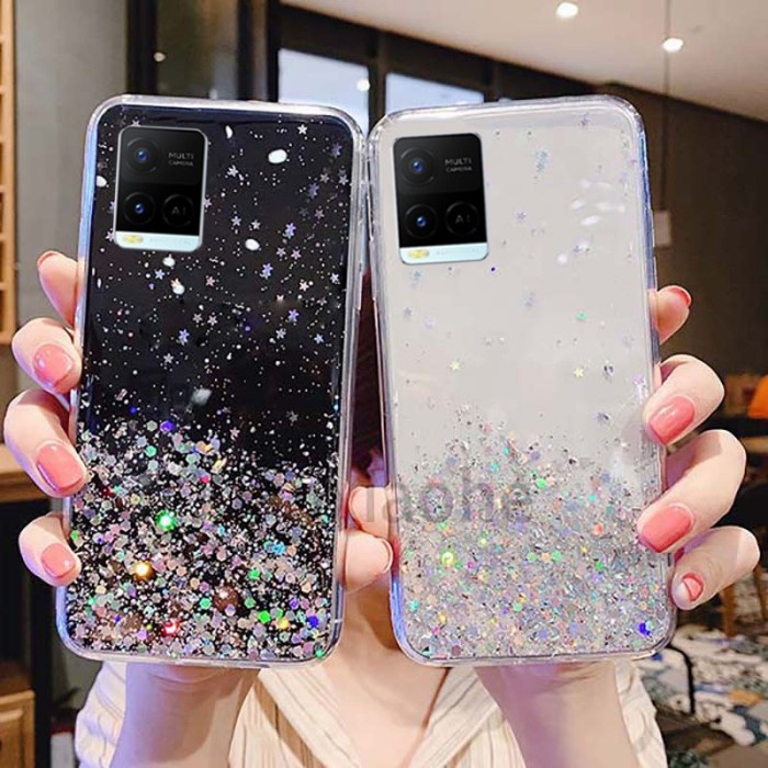 Soft Case Vivo Y21 / Y21s 2021 Case Premium Glitter Cover Luxury Casing