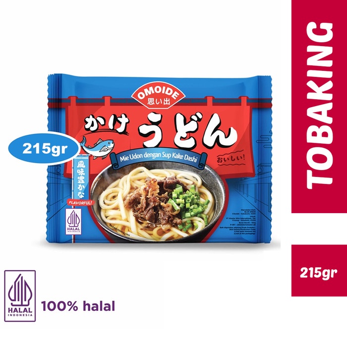 

Omoide Udon Kake Mie Udon Instan Sup Kake Dashi Powder Halal 150gr