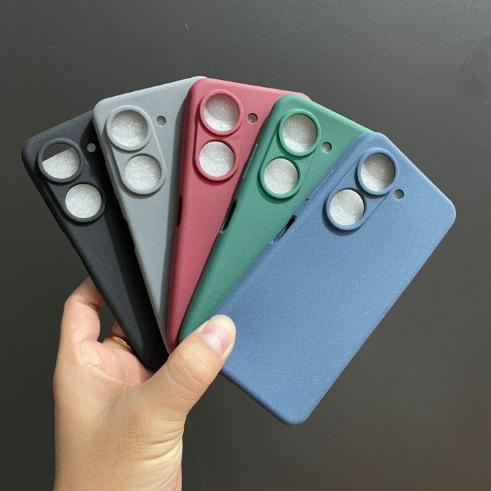 Soft Case Asus Zenfone 9 Matte Case Sandstone Premium Silicon Casing