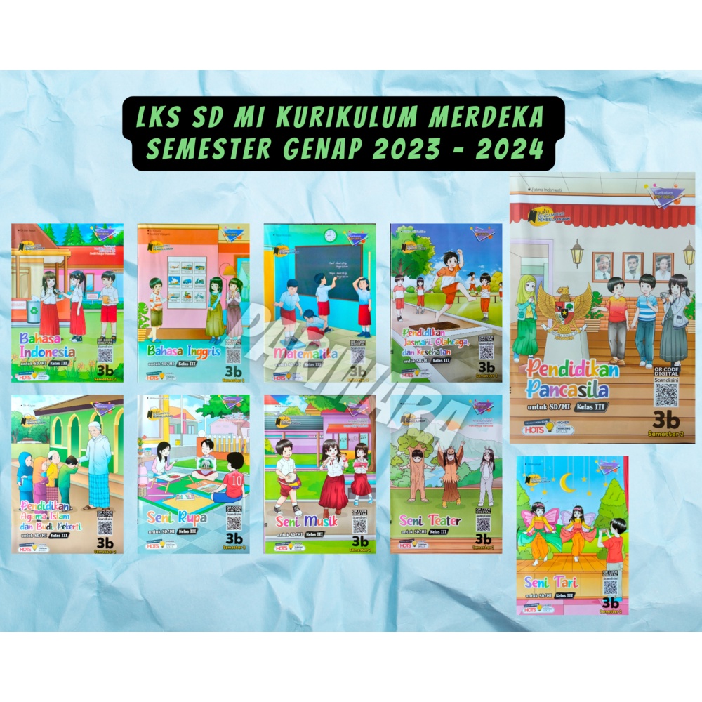 Buku LKS Kurikulum Merdeka Putra Nugraha SD MI Kelas 3 6 - Semester Genap 2023/2024 Edisi Terbaru, P