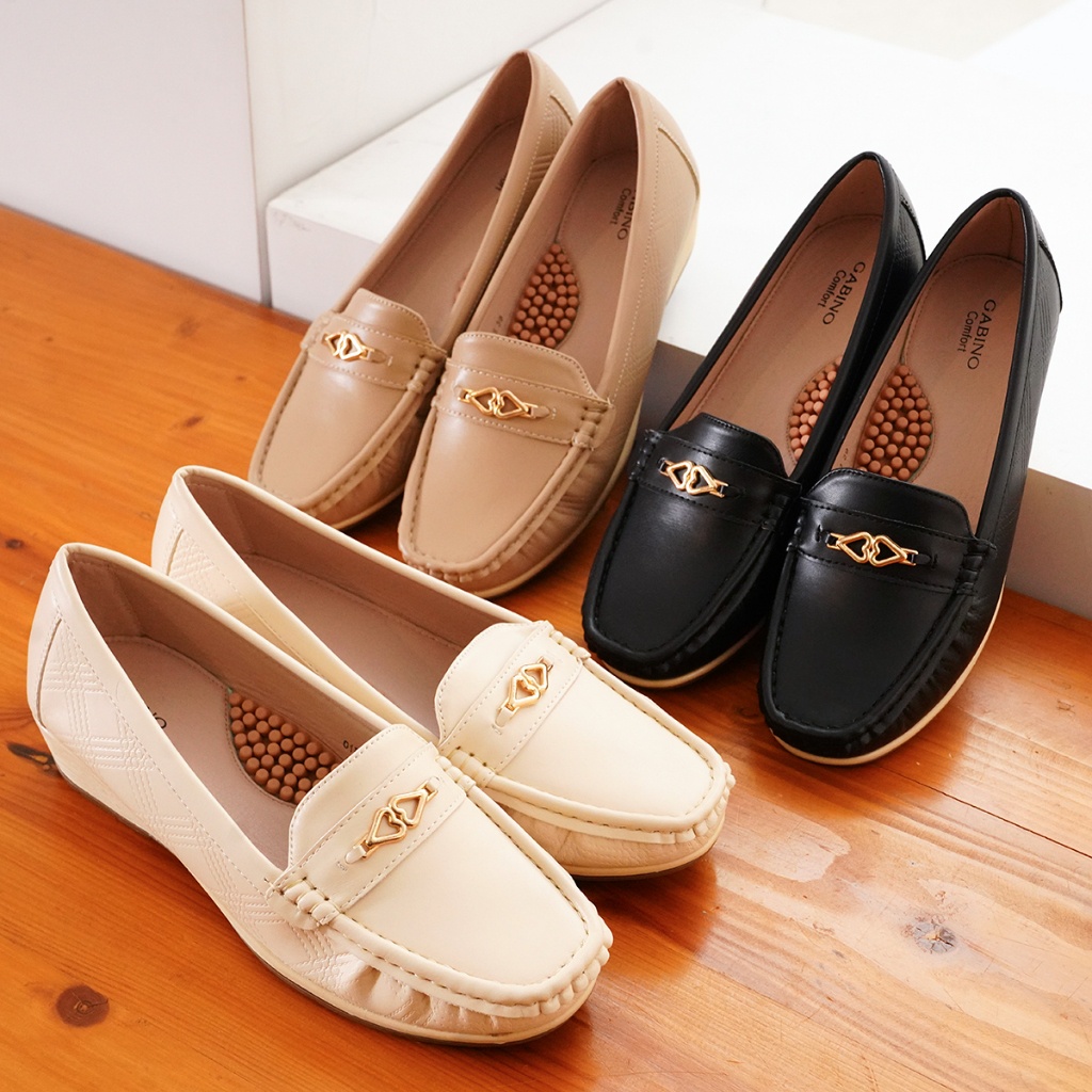 Gabino Sepatu Wanita Wedges Moccasin Slip On Casual Ruli - O1EA3003