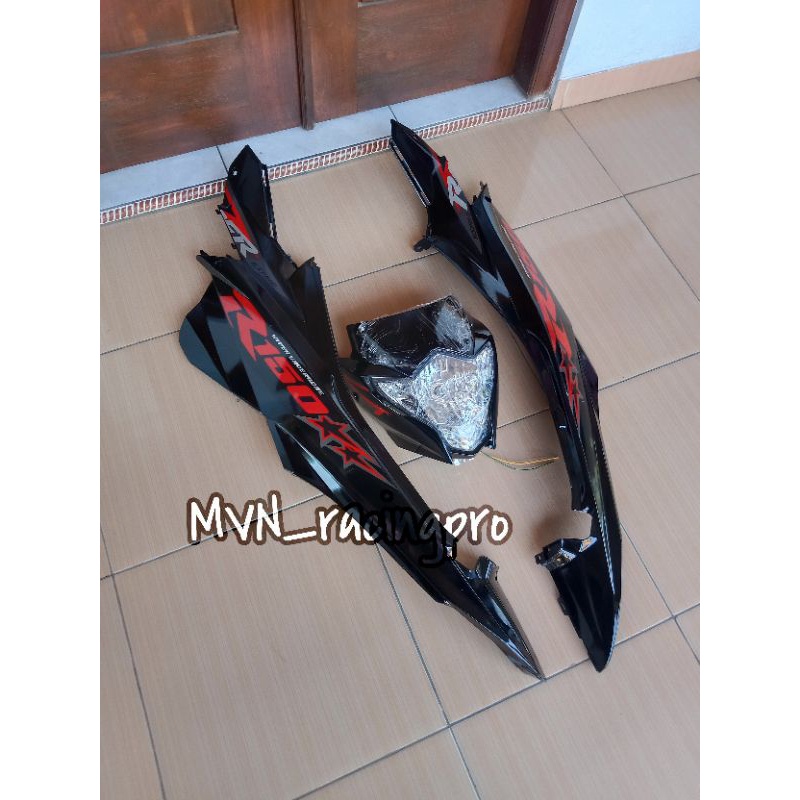 BISA COD Cover body dek bodi plus kepala set sticker SUZUKI SATRIA F FU FL FACELIFT NEW Motif raider