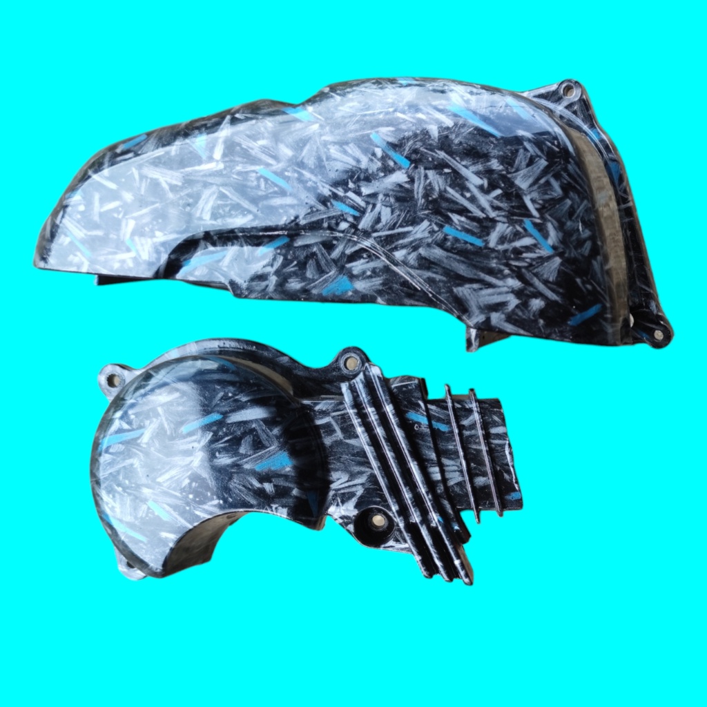 Forged biru Tutup cover saringan udara fiilter fazzio grand filano