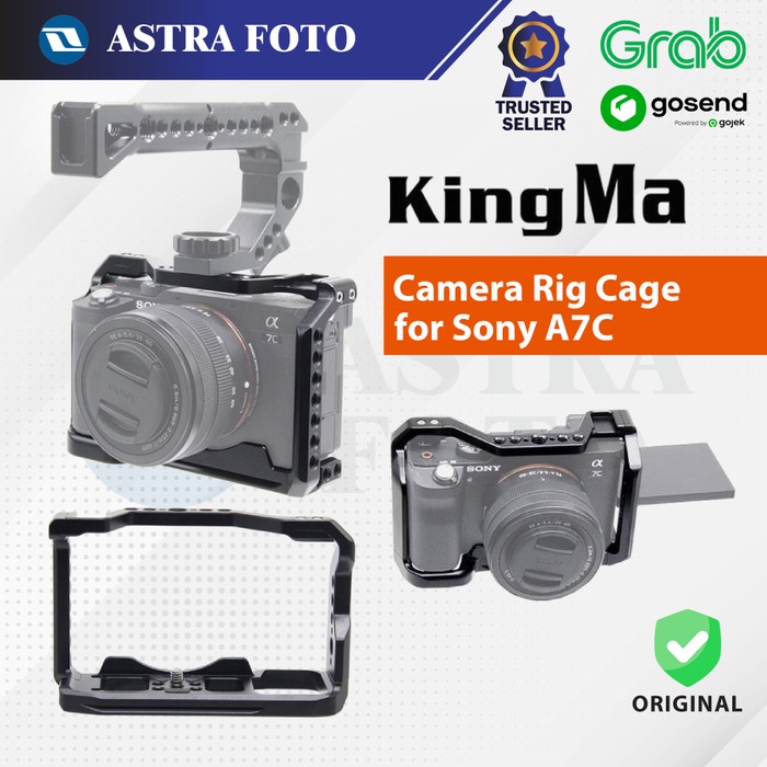 Kingma Rig Cage Aluminum For Sony A7C - Camera Grip A7 C