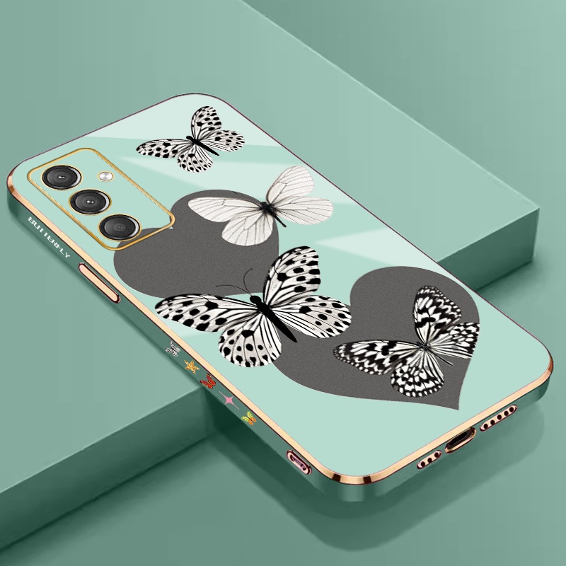 Casing 6D Plating Soft Case hp Samsung A24 A23 4G A23 5G case A25 samaung SamsungA24 samsumg Samsung