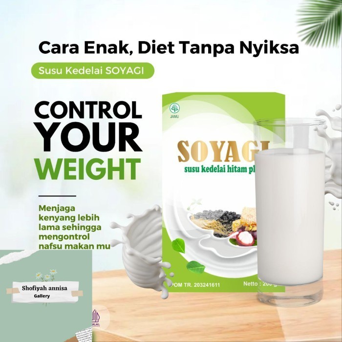 

SOYAGI - Susu Kedelai Hitam Plus Untuk Diet Alami