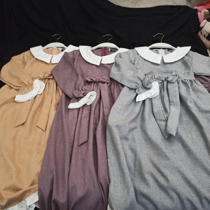 Setelan Baju Gamis Anak Perempuan Hitam Jetblack Syar'i - Hitam, 7