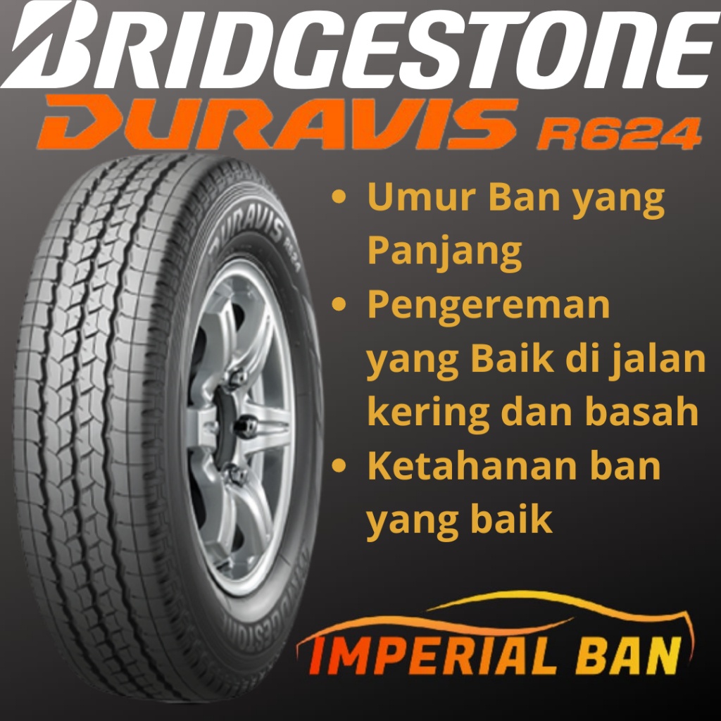195R15 Ban Mobil Hiace 195/80 r15 Bridgestone Duravis r624 r 624 8pr