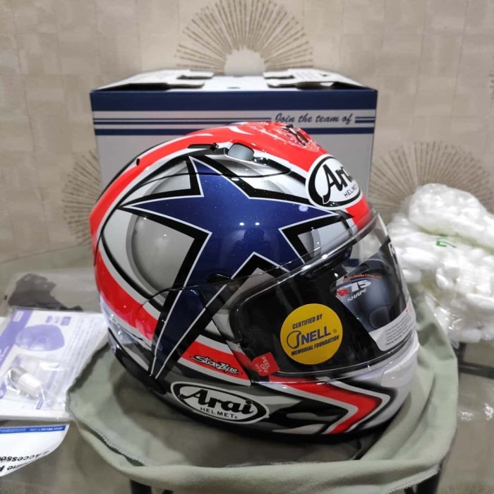 Ratn ARAI RX7X HAYDEN LAGUNA SECA (SNI)