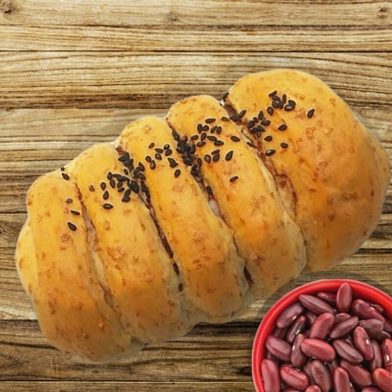 

Tori Bread | Roti Gandum Isi Kacang Merah