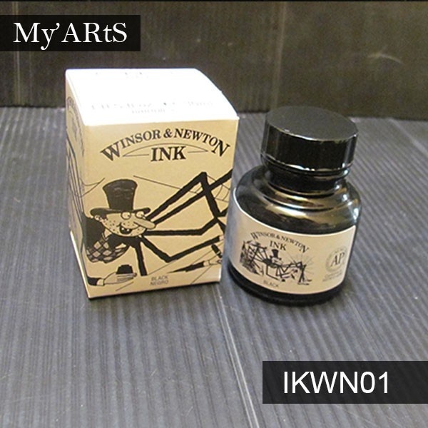 

Winsor and Newton Drawing Ink 30 ml Waterproof Tinta Lukis Hitam Gambar Manga Comic Kaligrafi