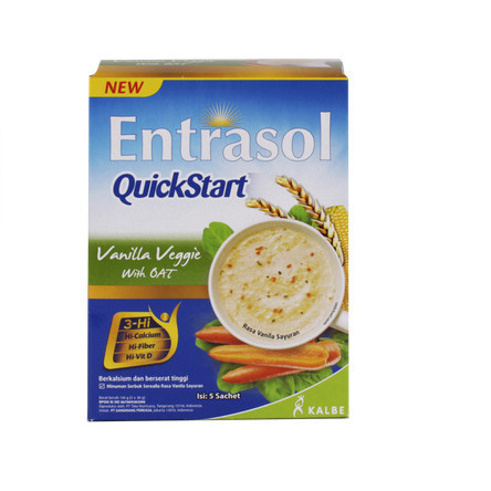 

Entrasol Quick Start Cereal Vanilla Veggie 5x30gr