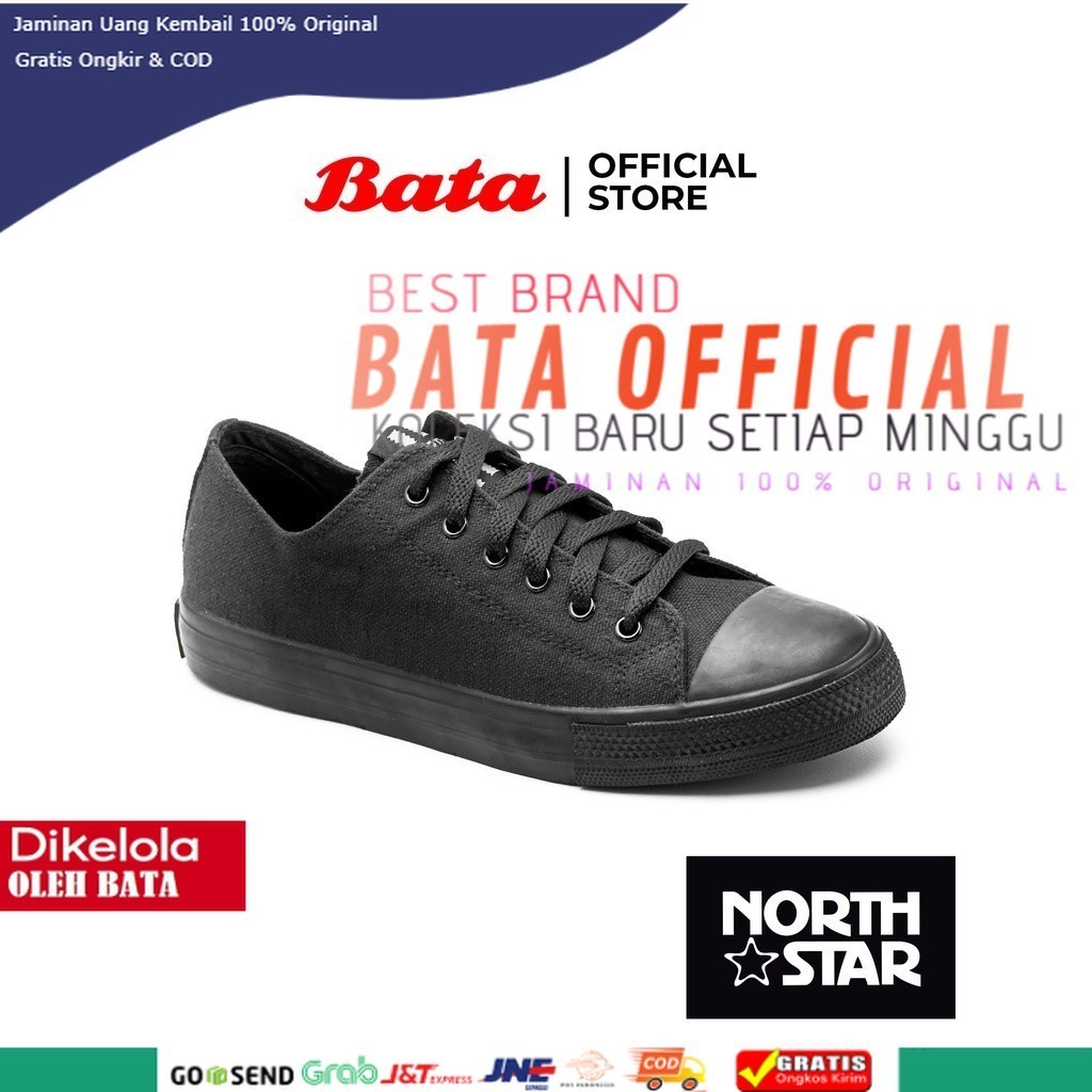 North Star Sepatu Snaekers North Star Sepatu Sneakers Pria Rover Black - 5896632