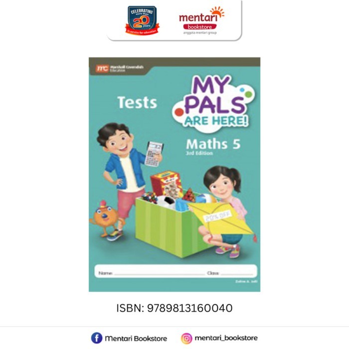 

My Pals are Here Maths Test 3rd Edition | Buku Pelajaran SD - Test 5