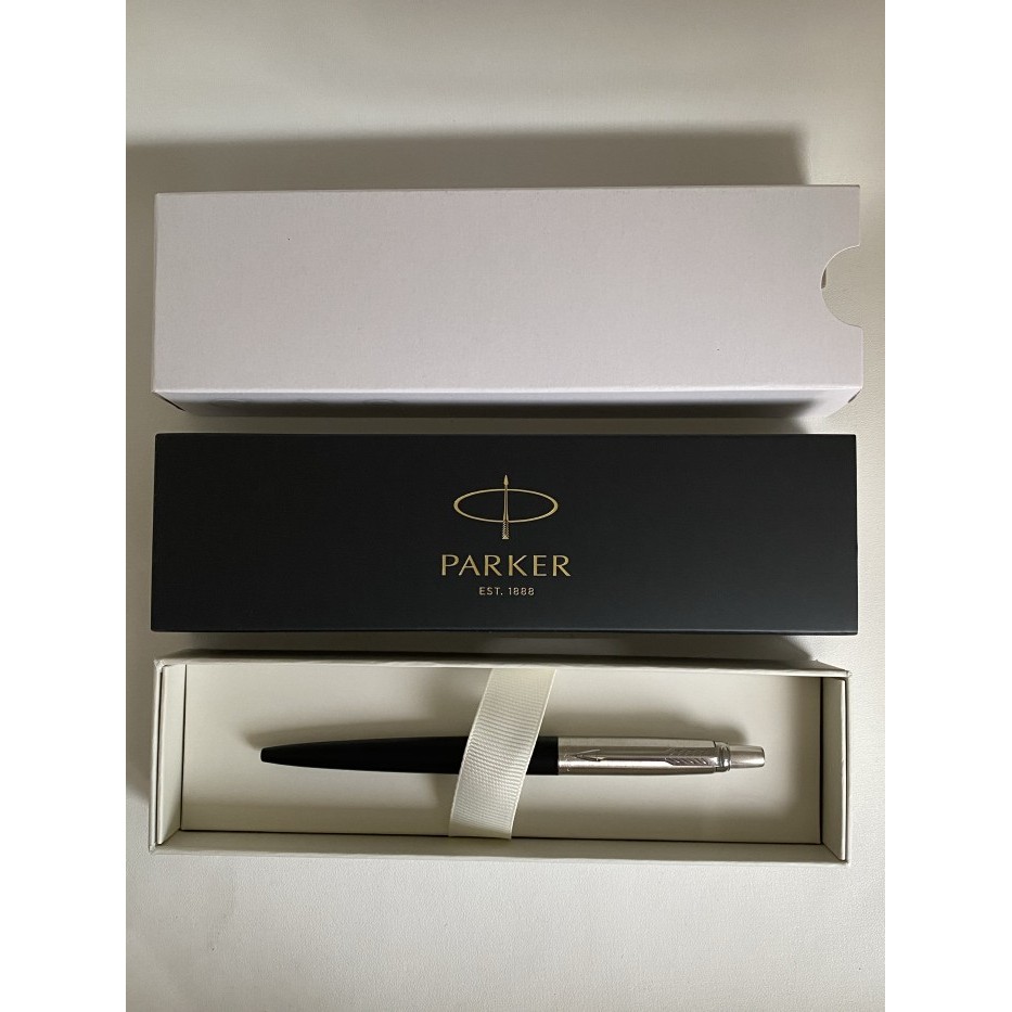 

Pulpen Parker New Jotter Bond street Black ( Hitam ) CT( Klip silver )