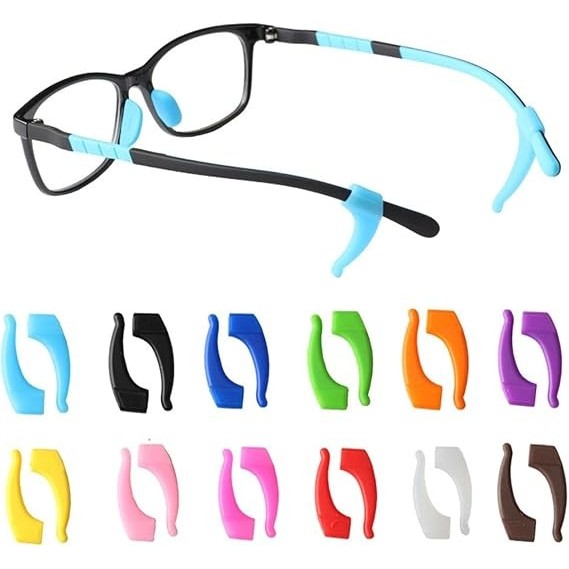 Ear Hook Kacamata Ukuran Medium Anti-Slip Eyeglass Ear Grips Hook Pengait Kacamata