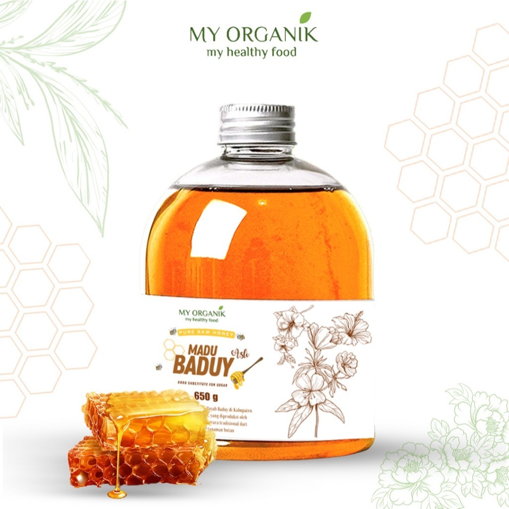 

My Organik Pure Raw Honey Baduy Madu Murni Asli Hutan Baduy 650gr Premium Pure Original