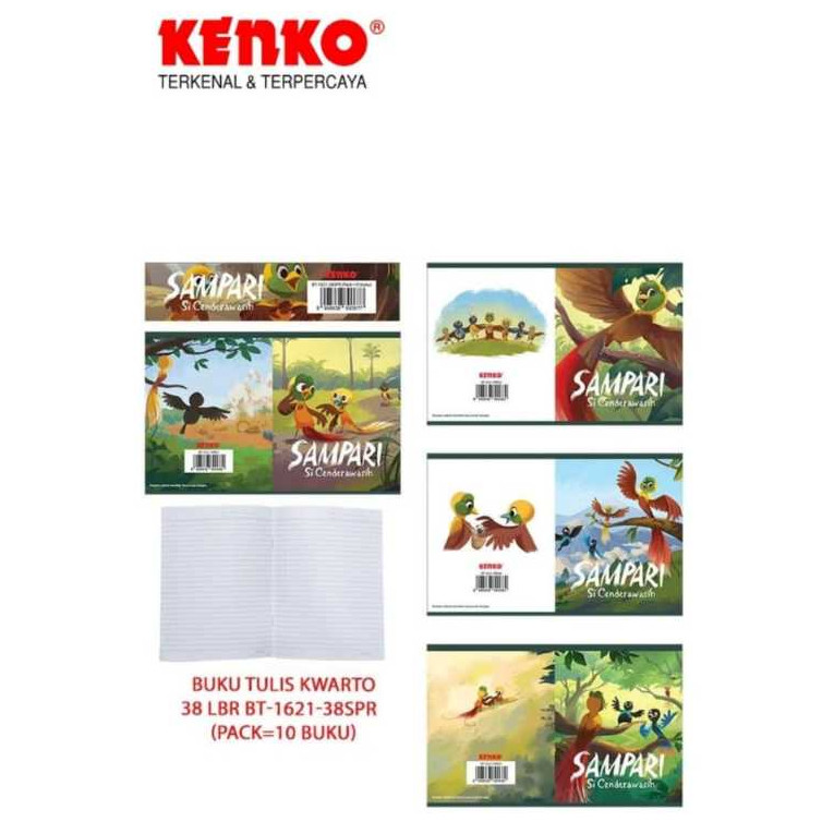 

KENKO SAMPARI BUKU TULIS KWARTO BT-1621-38SPR