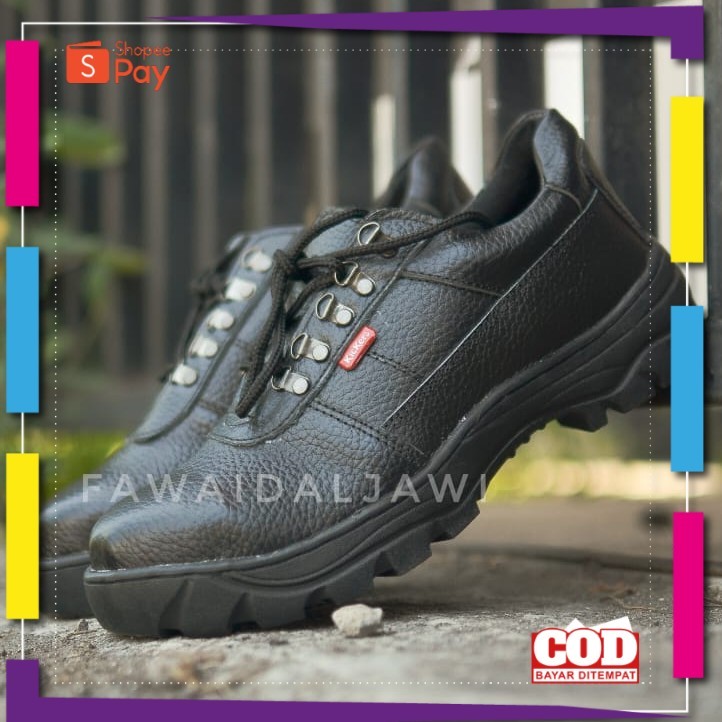 [PREMIUM ORIGINAL] Sepatu Safety Kulit Omega Asli King Skn Original Termahal Kitchen Pabrik Kantor M