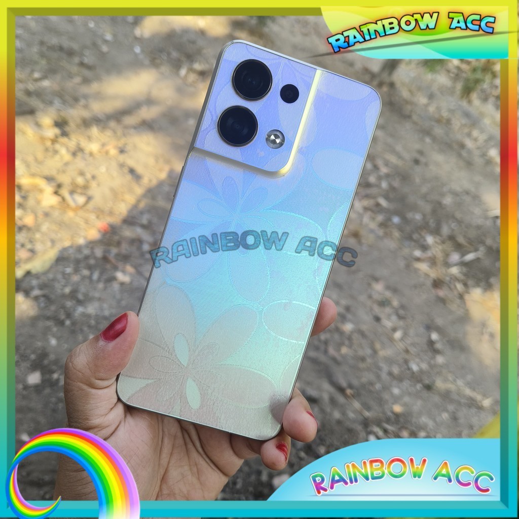 Backskin Garskin skin carbon XIAOMI REDMI GLITER FLOWER pelindung belakang hp 2 2S 3 3S 3 pro 3x not